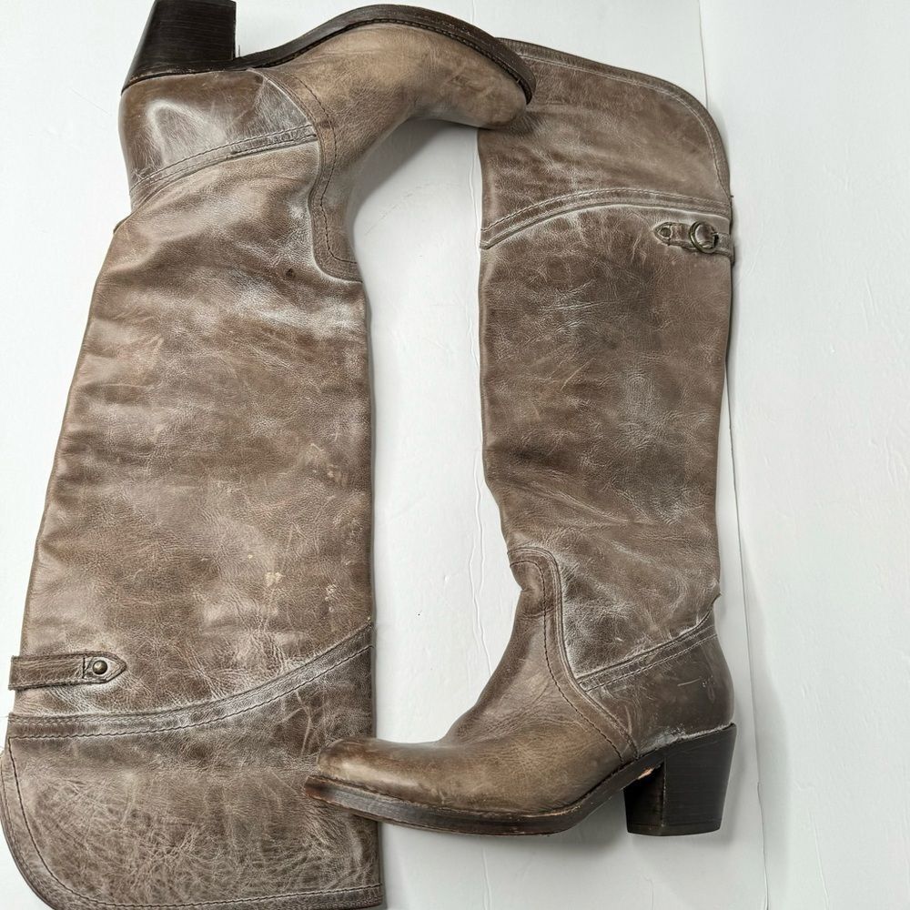 Frye leather boots size 6.5 - Picture 2 of 9